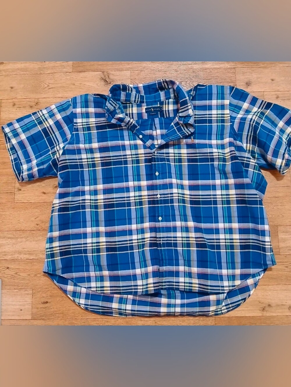 4xb Plaid Ralph Lauren Polo
